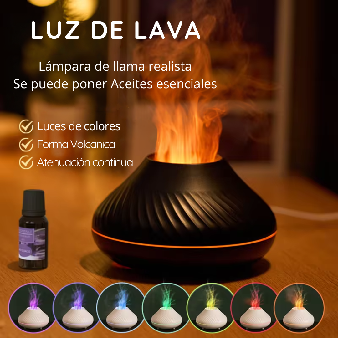 Luz de Lava Humificador  de Aromaterapia